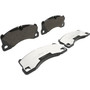 PRIME Low-Met Brake Pad Set for 2010-2022 Porsche/Volkswagen/Audi (Panamera, Cayenne, Touareg, Macan) P65021 - angled view