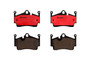 PRIME Ceramic Brake Pad Set for 2005-2023 Porsche (Boxster, Cayman, 718 Boxster, 718 Cayman) P65028N - top view