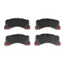 PRIME Ceramic Brake Pad Set for 2010-2022 Porsche/Volkswagen/Audi (Panamera, Cayenne, Touareg, Macan) P65021N - front view