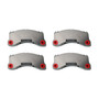 PRIME Ceramic Brake Pad Set for 2010-2022 Porsche/Volkswagen/Audi (Panamera, Cayenne, Touareg, Macan) P65021N - back view