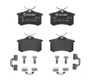 PRIME Low-Met Brake Pad Set for 1985-2021 Volkswagen/Audi (Jetta, Golf, Scirocco, Corrado) P85020 - back view