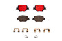 PRIME Ceramic Brake Pad Set for 2000-2015 Toyota/Scion/Lexus (Celica, tC, IS250) P83054N - top view