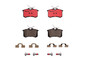 PRIME Ceramic Brake Pad Set for 1985-2021 Volkswagen/Audi (Jetta, Golf, Corrado, Passat) P85020N - top view