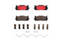 PRIME Ceramic Brake Pad Set for 2007-2018 Toyota/Lexus (Camry, ES350, Avalon, ES300h) P83117N - top view