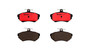 PRIME Ceramic Brake Pad Set for 1990-2002 Volkswagen (Passat, Jetta, Golf, Cabrio) P85032N - top view