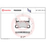 PRIME Ceramic Brake Pad Set for 2019-2022 Porsche (Cayenne) P65050N - diagram