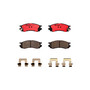 PRIME Ceramic Brake Pad Set for 1991-2002 Saturn (SC, SC1, SC2, SL) P73001N - alternate view