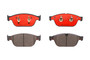 PRIME Ceramic Brake Pad Set for 2012-2018 Audi (A8 Quattro, SQ5) P85128N - top view