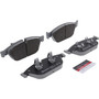 PRIME Ceramic Brake Pad Set for 2012-2018 Audi (A8 Quattro, SQ5) P85128N - angled view