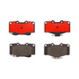PRIME Ceramic Brake Pad Set for 1985-2004 Toyota (4Runner, Pickup, Cressida, Tacoma) P83009N - alternate view