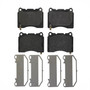 PRIME Low-Met Brake Pad Set for 2008-2024 Hyundai/Tesla/Buick (Genesis Coupe, Roadster, Regal, XTS) P59079 - front view