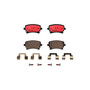 PRIME Ceramic Brake Pad Set for 2003-2011 Audi (RS6, A8 Quattro, S4, A6 Quattro) P85076N - alternate view