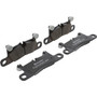PRIME Low-Met Brake Pad Set for 2011-2018 Porsche/Volkswagen (Cayenne, Touareg) P65027 - angled view