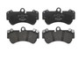 PRIME Low-Met Brake Pad Set for 2003-2018 Porsche/Volkswagen/Mercedes-Benz (Cayenne, Touareg, G550, G65 AMG) P85069