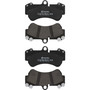 PRIME Low-Met Brake Pad Set for 2003-2018 Porsche/Volkswagen/Mercedes-Benz (Cayenne, Touareg, G550, G65 AMG) P85069 - kit contents