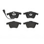 PRIME Low-Met Brake Pad Set for 2006-2012 Volkswagen (Passat, Rabbit, R32, GTI) P85079 - alternate view