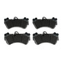 PRIME Ceramic Brake Pad Set for 2003-2018 Porsche/Volkswagen/Mercedes-Benz (Cayenne, Touareg, G550, G63 AMG) P85069N - front view