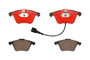 PRIME Ceramic Brake Pad Set for 2006-2012 Volkswagen (Passat, Rabbit, R32, GTI) P85079N - top view
