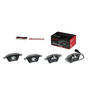PRIME Ceramic Brake Pad Set for 2006-2012 Volkswagen (Passat, Rabbit, R32, GTI) P85079N