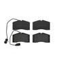 PRIME Low-Met Brake Pad Set for 2000-2003 Audi (A8 Quattro, S8) P85053 - back view