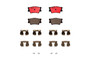 PRIME Ceramic Brake Pad Set for 2006-2024 Toyota/Lexus/Pontiac (RAV4, Camry, ES350, Avalon) P83089N - top view