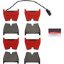 PRIME Ceramic Brake Pad Set for 2008-2015 Audi (R8, RS5) P85138N - kit contents