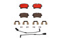 PRIME Ceramic Brake Pad Set for 2012-2018 Audi (A8 Quattro, A6, A6 Quattro, S8) P85117N - front view