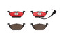 PRIME Ceramic Brake Pad Set for 1999-2019 Volkswagen (Beetle, Golf, Jetta, GTI) P85072N - top view