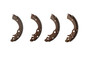 Drum Brake Shoe Set for 1990-2014 Honda (Accord, Civic, CR-V, Fit) S28513N - top view