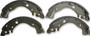 Drum Brake Shoe Set for 2006-2014 Honda (Civic, Fit, Insight) S28515N - top view