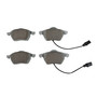 PRIME Ceramic Brake Pad Set for 1998-2011 Audi/Volkswagen (A6, A6 Quattro, A8, A8 Quattro) P85085N - front view