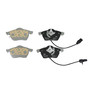 PRIME Ceramic Brake Pad Set for 1998-2011 Audi/Volkswagen (A6, A6 Quattro, A8, A8 Quattro) P85085N - back view
