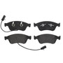 PRIME Low-Met Brake Pad Set for 2003-2011 Audi/Volkswagen (A8 Quattro, S8, Phaeton, S6) P85087 - alternate view