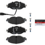 PRIME Ceramic Brake Pad Set for 2014-2024 Volkswagen/Audi (Golf, A3, A3 Quattro, GTI) P85126N - kit contents