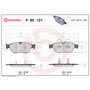 PRIME Low-Met Brake Pad Set for 2010-2018 Audi (A8 Quattro, A7 Quattro, A6, A6 Quattro) P85127 - diagram