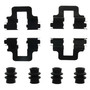 Disc Brake HDW Kit for 2005-2018 Audi/Volkswagen/Volvo (A6 Quattro, Jetta, A3, A4) 13490Q - front view