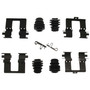 Disc Brake HDW Kit for 2007-2017 Acura/Honda (MDX, Pilot, ZDX, Odyssey) 13501Q - front view