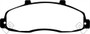 EBC 98-99 Ford F150 4.2 (2WD) (Rear Wheel ABS) Yellowstuff Front Brake Pads