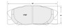 Includes Hardware Brake Pads for 2014-2020 Dodge (Charger) 1767.20