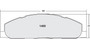 Includes Hardware Brake Pads for 2009-2020 Ram/Dodge (2500, 3500, 4000, Ram 2500) 1400.20