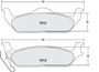 Brake Pads for 2003-2012 Ford/Dodge/Lincoln (F-150, Dakota, Mark LT) 1012.20