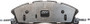 Includes Hardware Brake Pads for 2013-2019 Ford/Lincoln (Taurus, MKS, MKT, Police Interceptor Sedan) 1611.20
