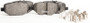 Includes Hardware Brake Pads for 2013-2019 Ford/Lincoln/Chrysler (Taurus, MKS, Town &amp; Country, Grand Caravan) 1612.20