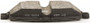 Includes Hardware Brake Pads for 2013-2019 Ford/Lincoln/Chrysler (Taurus, MKS, Town &amp; Country, Grand Caravan) 1612.20