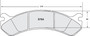 Brake Pads for 1999-2022 Chevrolet/GMC/Cadillac (Express 2500, Express 3500, Savana 2500, Savana 3500) 0784.20