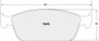 Brake Pads for 2013-2019 Ford/Lincoln (Focus, Transit Connect, Escape, MKC) 1645.20
