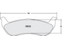 Brake Pads for 2003-2011 Ford/Lincoln/Mercury (Crown Victoria, Town Car, Grand Marquis, Marauder) 0932.20