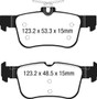 EBC 15+ Ford Edge 2.0 Turbo FWD Redstuff Rear Brake Pads