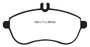 EBC 12-14 Mercedes-Benz C250 (W204) 1.8 Turbo Redstuff Front Brake Pads
