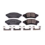 Front Z17 Low-Dust Ceramic Brake Pads with Hardware 17-1000